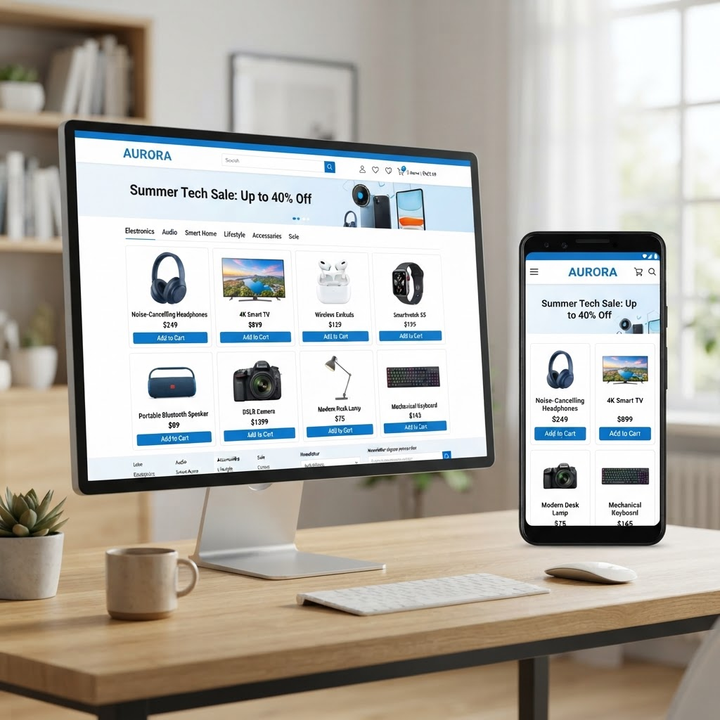 Noxibuy Online Store — E-commerce project by Offyzone
